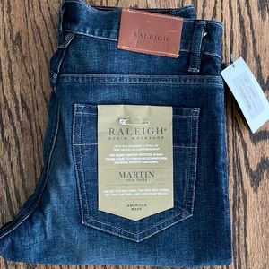 Raleigh Denim Martin Mason. 31 waist, slim cut. 99% cotton, 1% elastane. NWT